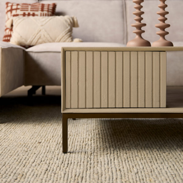 Salontafel Madison Sand | 80 cm | Vierkant - Afbeelding 3