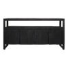 Dressoir Boaz Black | 175 cm - Afbeelding 3