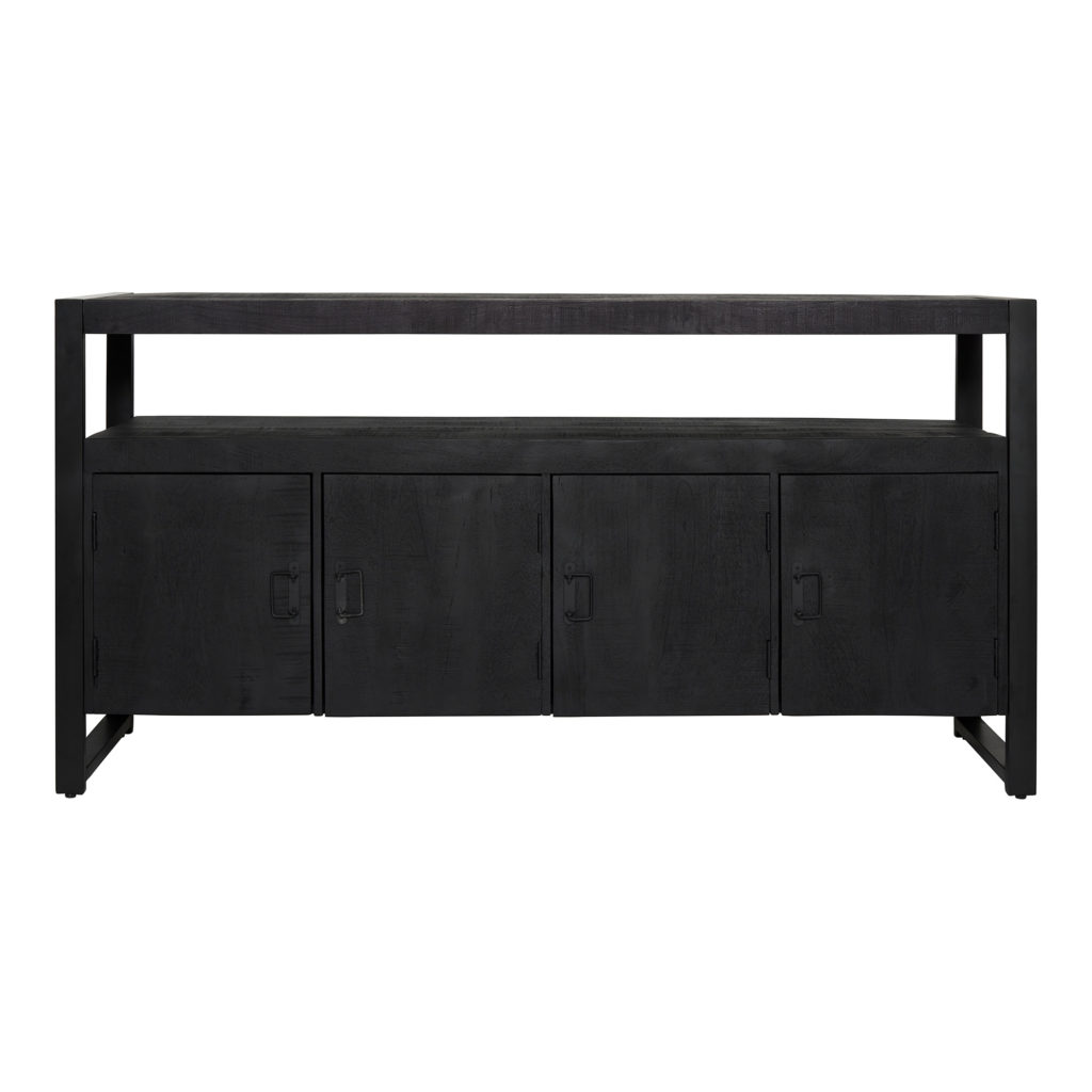 Dressoir Boaz Black | 175 cm - Afbeelding 3