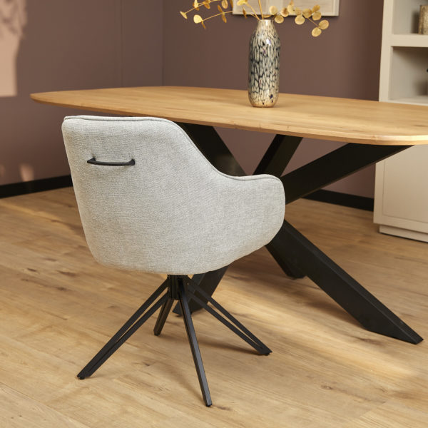 Eetkamerstoel Jens | Light Grey - Afbeelding 3