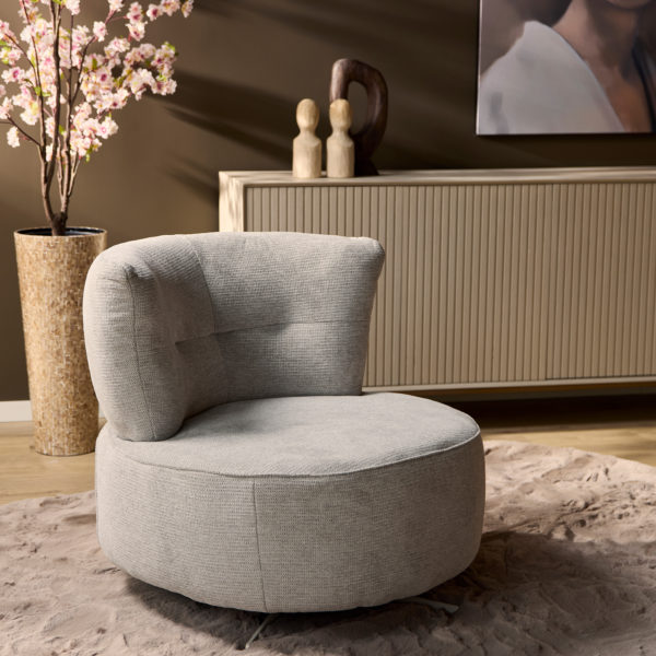 Fauteuil Fien | Lichtgrijs - Afbeelding 3