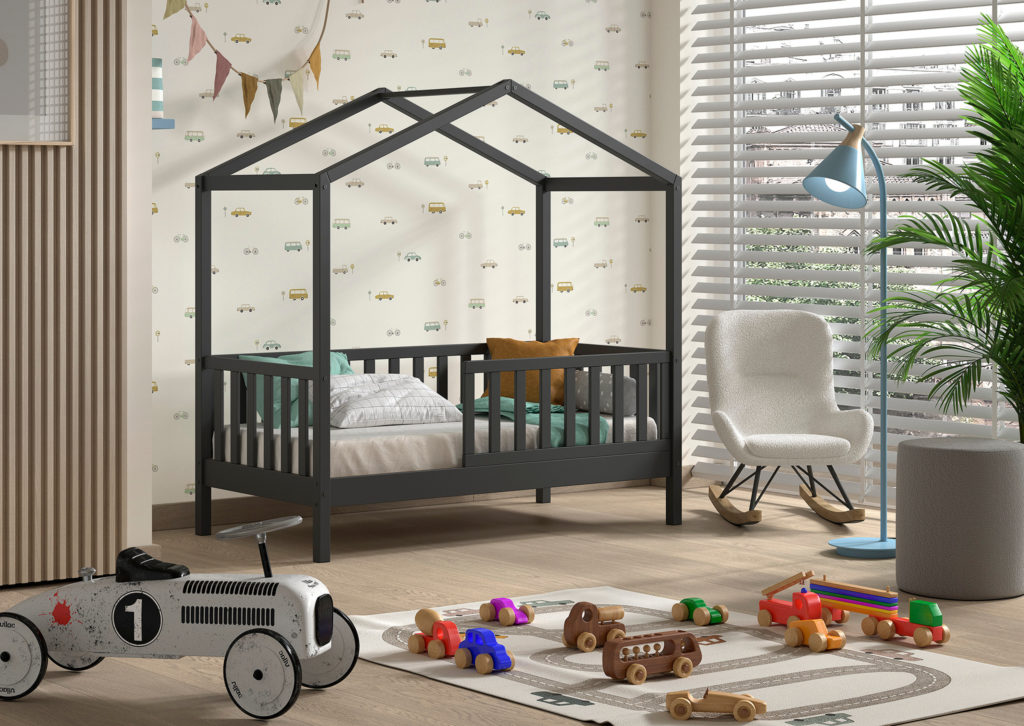 DALLAS JUNIOR BED 70x140 ANTRACIET - Afbeelding 3