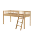 FORREST eiken halfhoogslaper met textielset. - Afbeelding 3
