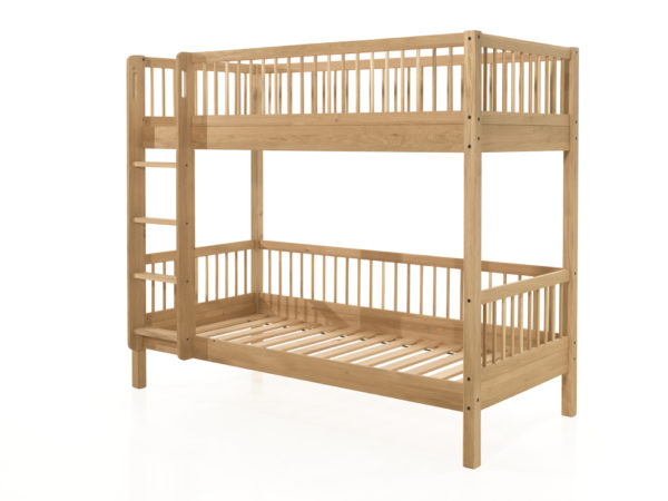 FORREST eiken stapelbed met rolbed. - Afbeelding 3