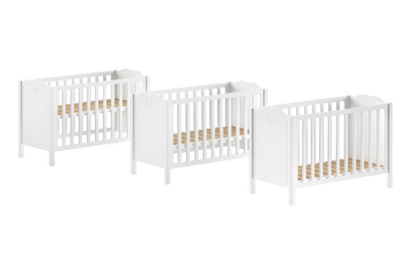 AMORI BABYBED 60x120 cm WIT - Afbeelding 3