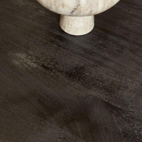 Eetkamertafel Denver Black | Ovaal | 160 cm - Afbeelding 3