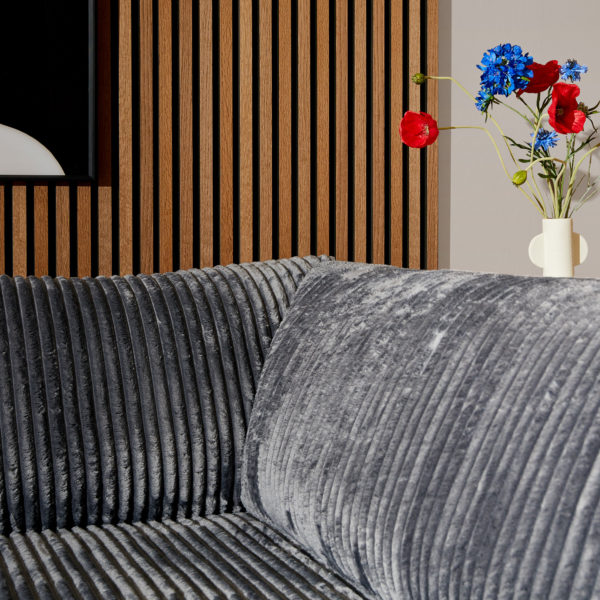 MySofa hoekbank Teddy | Antraciet | 5 jaar garantie | 2,5 zits + Divan Rechts - Afbeelding 4