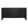 Dressoir Boaz Black | 160 cm - Afbeelding 4