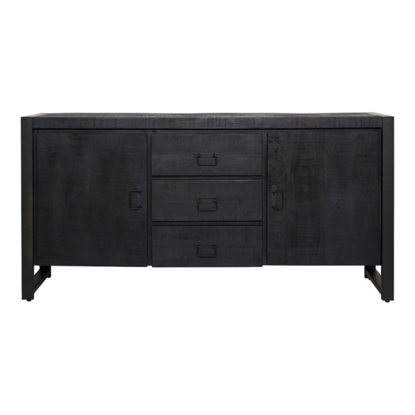 Dressoir Boaz Black | 160 cm - Afbeelding 4