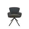 Eetkamerstoel Hanna | Charcoal Brown | Met armleuning - Afbeelding 4