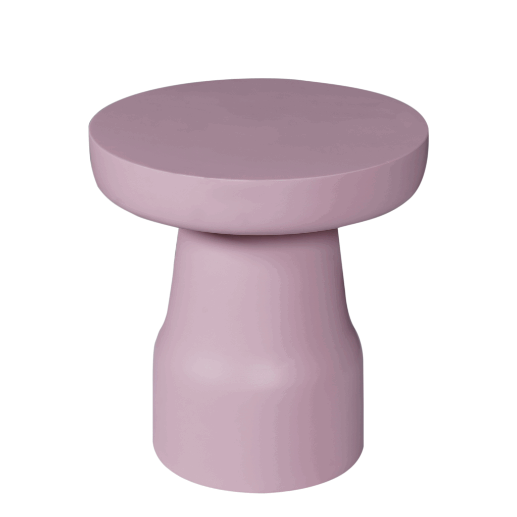 Bijzettafel Drum | Roze - Afbeelding 4