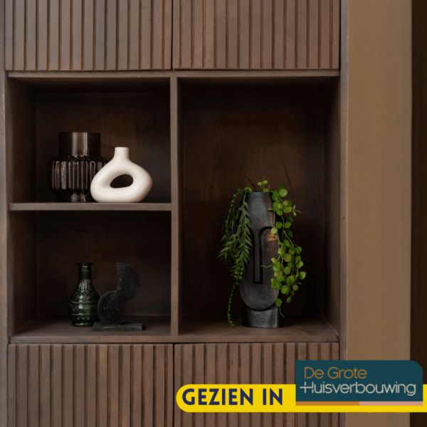 Vakkenkast Madison Walnoot  | 90 cm - Afbeelding 4
