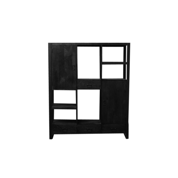 Vakkenkast Boaz Black - Afbeelding 4