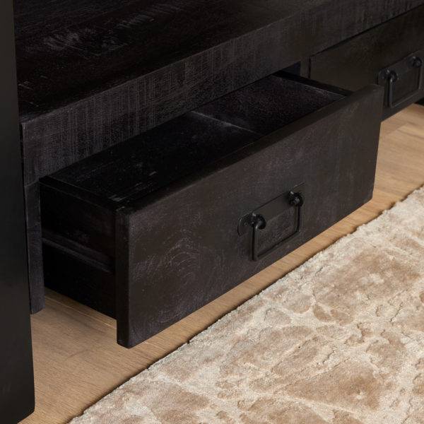 Tv meubel Boaz Black | 100 cm - Afbeelding 4