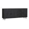 Dressoir Omaha Black | 220 cm - Afbeelding 4