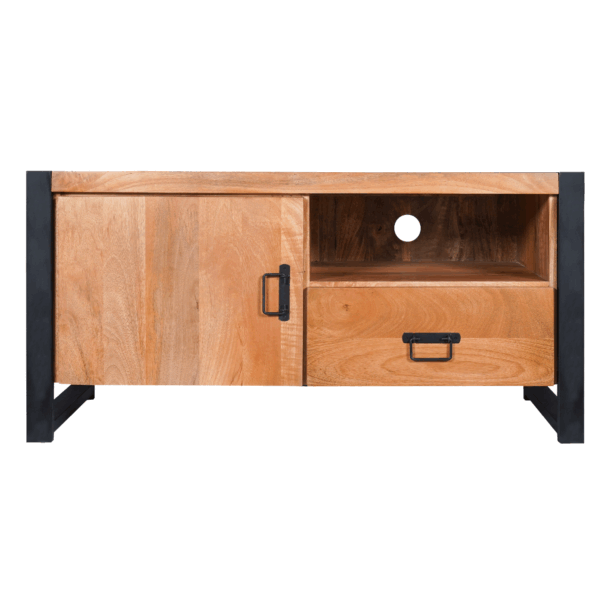 Tv meubel Boaz 110 cm | Een deur en open vak - Afbeelding 4
