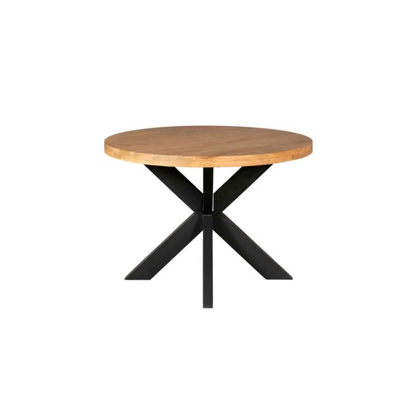 Eetkamertafel Denver | Rond | Mangohout | 120 cm - Afbeelding 4