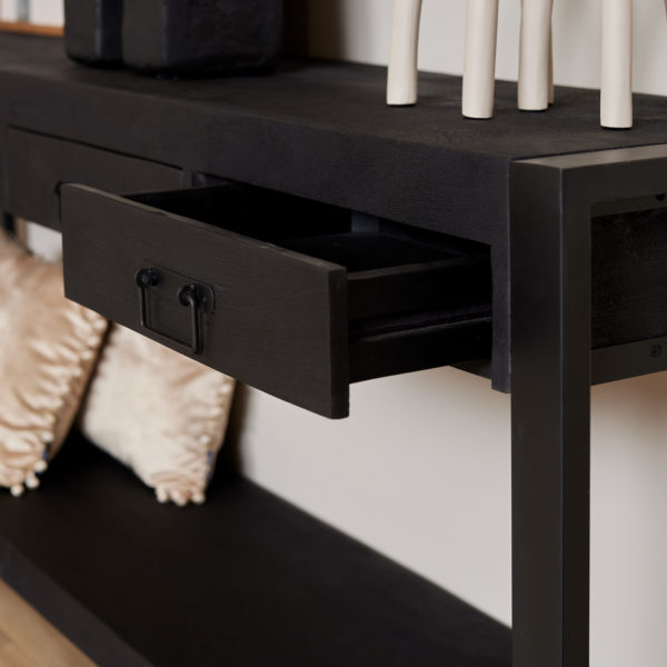 Sidetable Boaz Black | 180 cm - Afbeelding 4