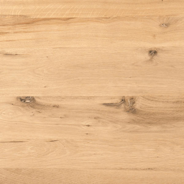 Eiken eettafel Ferris | Rond 130 cm | Naturel - Afbeelding 4