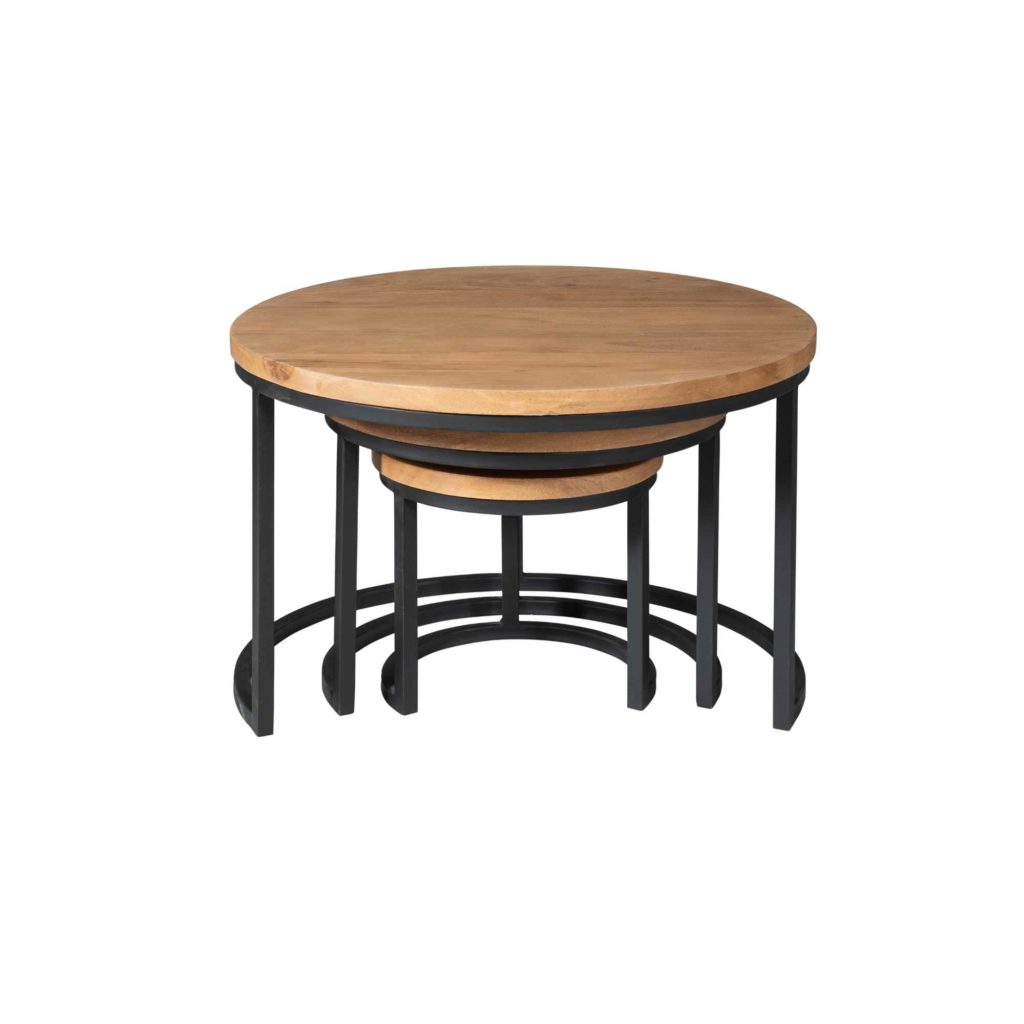 Salontafel Denver | Set van 3 | Rond - Afbeelding 4