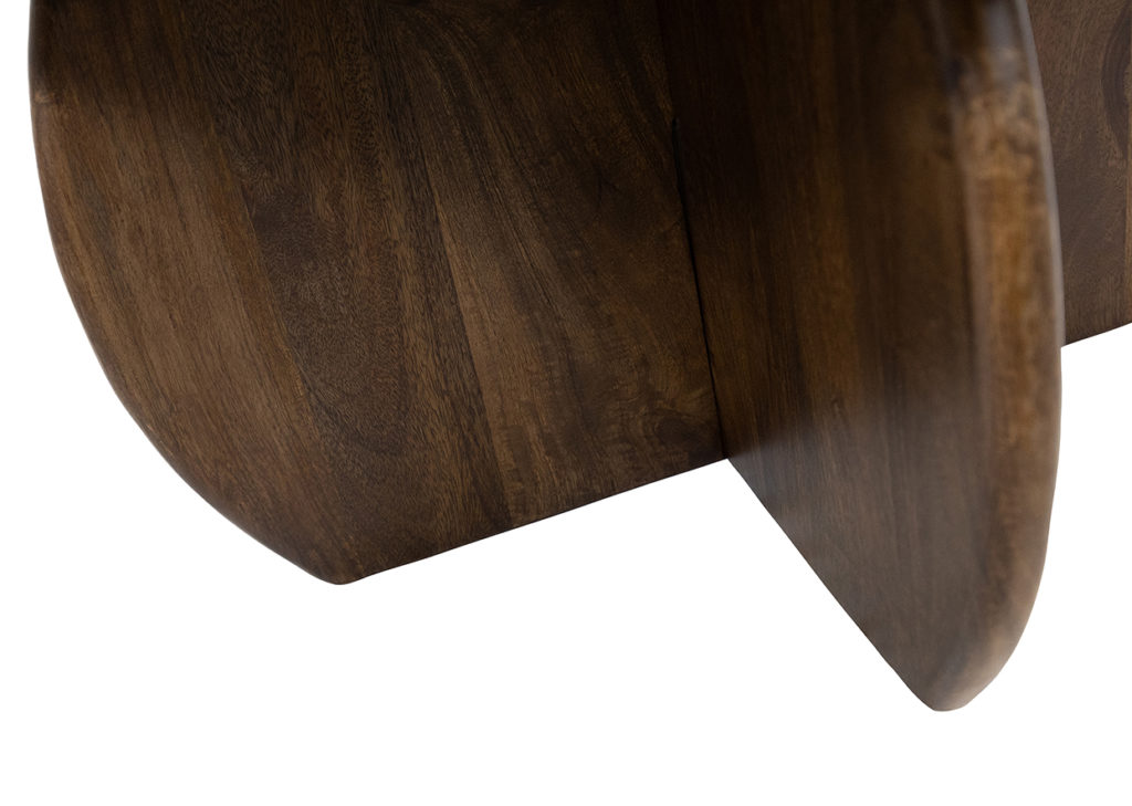 Bijzettafel Ø50, H55, Mango Walnut - Afbeelding 4