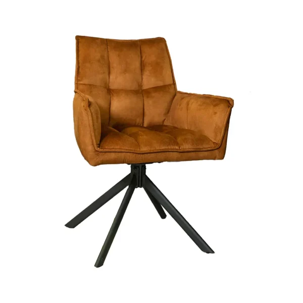 Eetkamerstoel Dani | Velvet Gold - Afbeelding 4