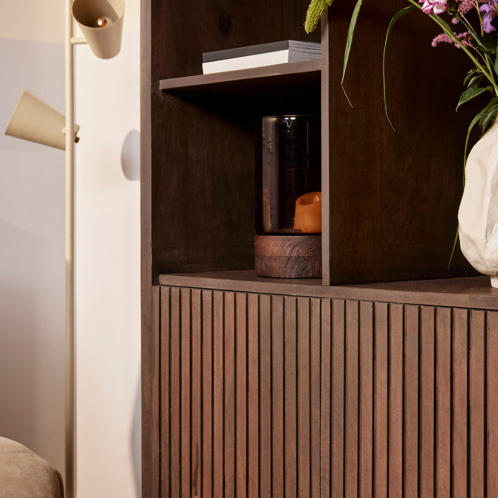 Vakkenkast Madison Walnoot | 90 cm - Afbeelding 5