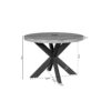 Eetkamertafel Denver | Rond | Mangohout | 120 cm - Afbeelding 5