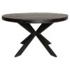 Eetkamertafel Denver Black | Rond | 110 cm - Afbeelding 5