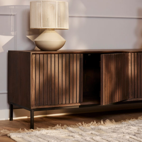 Tv meubel Madison Walnoot | 165 cm - Afbeelding 5