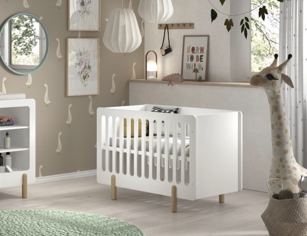 SMILE babybed met commode en verzorgingskussen. - Afbeelding 5
