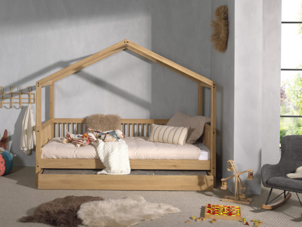 FORREST huisbed met rolbed in eik. - Afbeelding 5