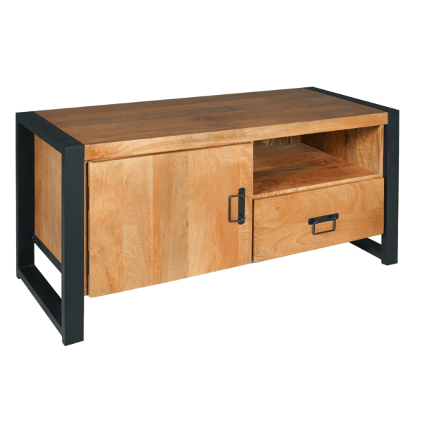 Tv meubel Boaz 110 cm | Een deur en open vak - Afbeelding 5