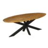 Eetkamertafel Brandy | Ovaal | 180 cm - Afbeelding 5