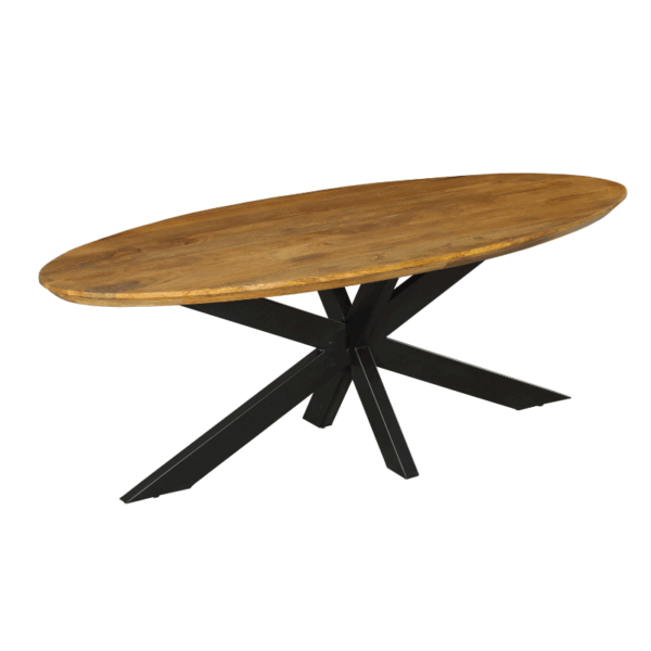 Eetkamertafel Brandy | Ovaal | 180 cm - Afbeelding 5