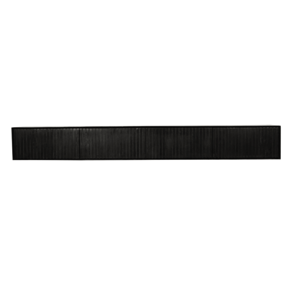 Zwevend tv meubel Madison Black | 240 cm - Afbeelding 5
