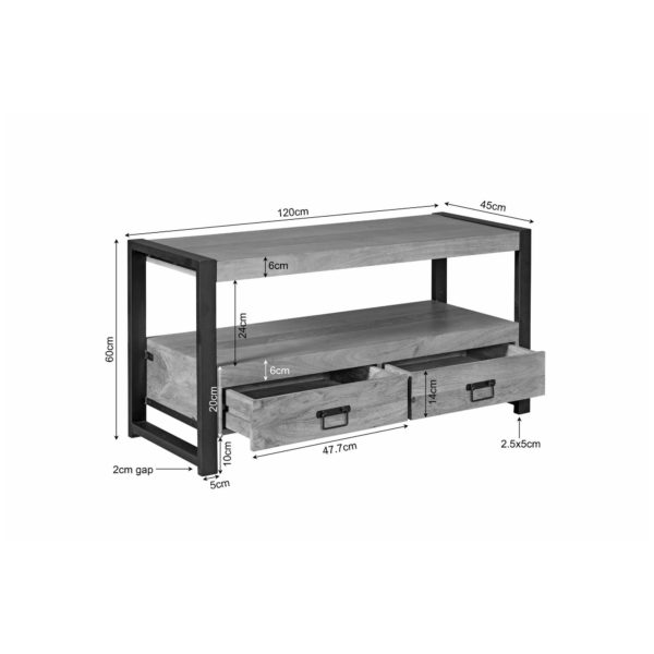 Tv meubel Boaz | 120 cm - Afbeelding 5