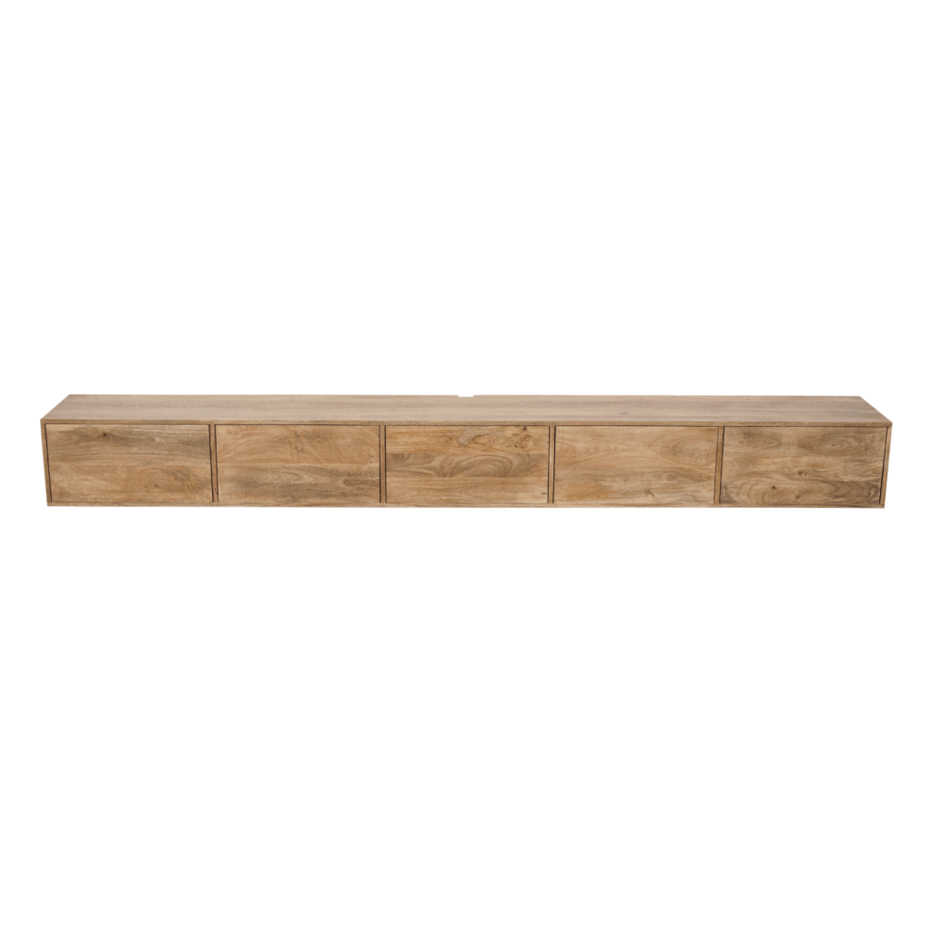 Zwevend tv meubel Vision Naturel | 280 cm - Afbeelding 5