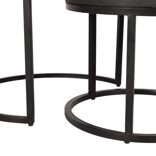 Salontafel set Ora | Zwart Kadappa Stone 60-45 cm - Afbeelding 5
