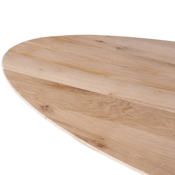 Eikentafel Ferris |ken  Ovaal 240 cm | Naturel - Afbeelding 5