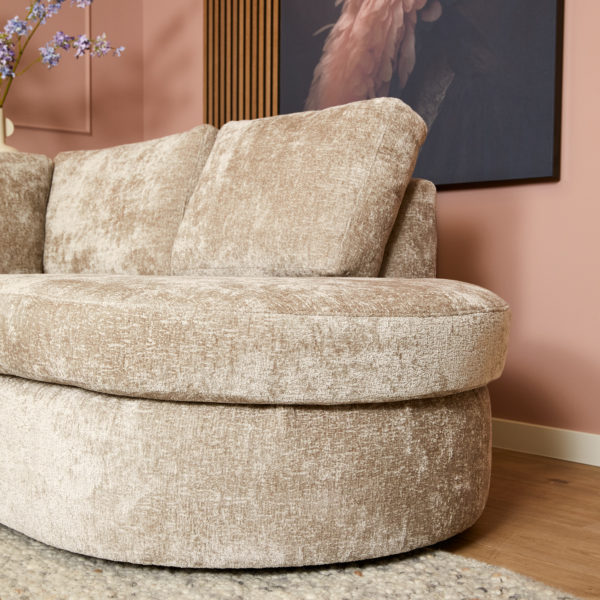 MySofa Alma | Beige | 2,5 zits + Divan Rechts | 5 jaar garantie - Afbeelding 5