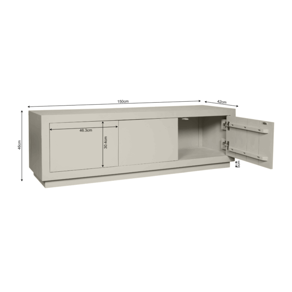 Tv meubel Brussel Sand | 150 cm - Afbeelding 5