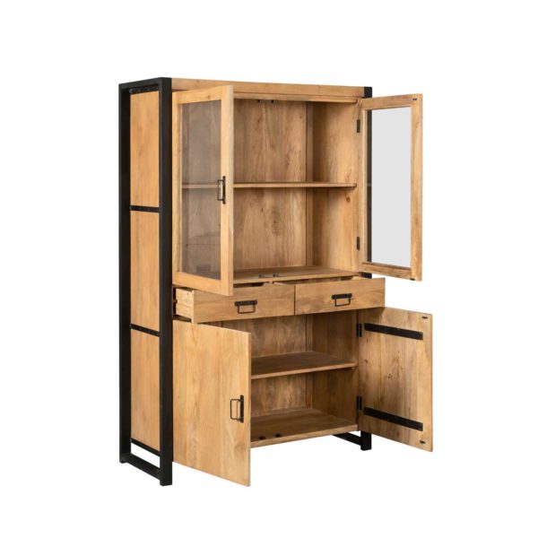 Vitrinekast Boaz 115 cm - Afbeelding 6