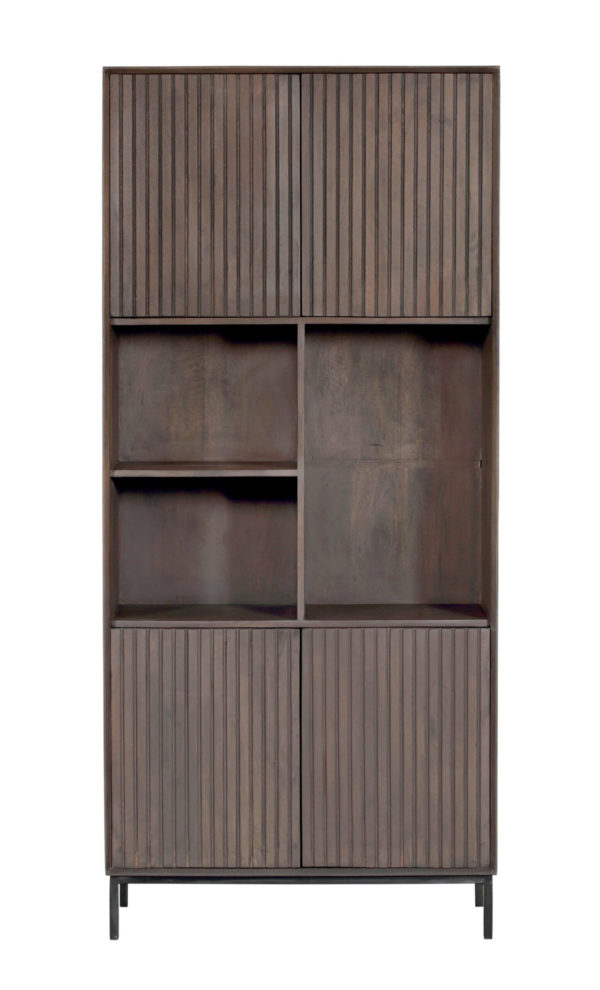 Vakkenkast Madison Walnoot  | 90 cm - Afbeelding 6