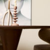 Eettafel Lima Walnut | 150 cm | Rond - Afbeelding 6