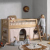 FORREST eiken halfhoogslaper met textielset. - Afbeelding 6