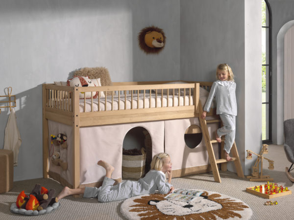 FORREST eiken halfhoogslaper met textielset. - Afbeelding 6