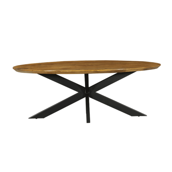 Eetkamertafel Brandy | Ovaal | 180 cm - Afbeelding 6
