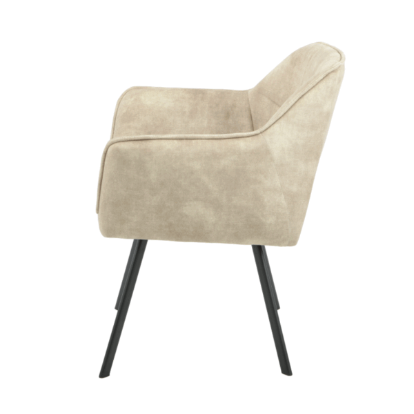 Eetkamerstoel Emma | Velvet Taupe - Afbeelding 6