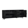 Dressoir Omaha Black | 220 cm - Afbeelding 6